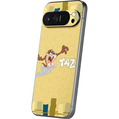 Looney Tunes Tasmanian Devil Swirl Cream Pixel 9 Pro XL Skin